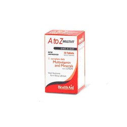 Health Aid A to Z MULTIVITMINE RALS PLUS LUTEIN
