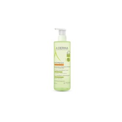 A-Derma Exomega Gel Lavant Emollient 2 In 1 Emollient Cleansing Gel 2 In 1 For Atopic Skin With Pump For Hair & Body 500ml 