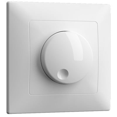 Recessed Led Dimmer 400W With Neutral Cable White