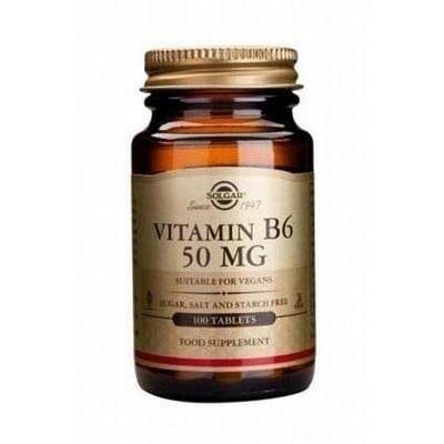 Solgar Vitamin B6 50mg 100tabs