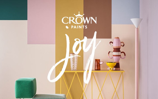 JOY: Χαρούμενες αποχρώσεις από την Crown Paints