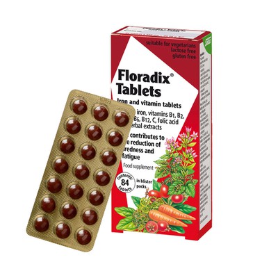Power Health - Salus Floradix Tablets Iron & Vitamins - 84tabs