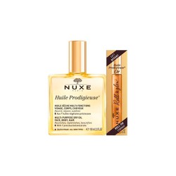 Nuxe Promo Prodigieuse Dry Moisturizing Oil 100ml + Gift Huile Prodigieuse Or Roll On 8ml