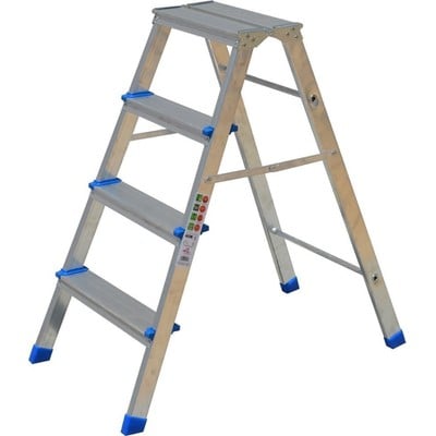 Aluminium Stepladder 3+1 Stairs 0,87Μ