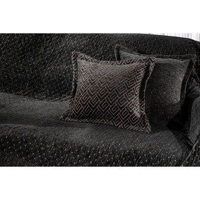 Μαξιλάρι Διακοσμητικό Pouat Noir 50x50 (Χωρίς Γέμι