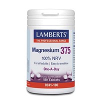 Lamberts Magnesium 375 100% NRV 180 Ταμπλέτες - Συ