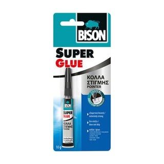 Κόλλα Στιγμής Super Glue Pointer 10gr Bison 631378