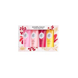 Roger & Gallet Xmas Promo Wellbeing Shower Gels Collection Με Fleur De Figuier Αφρόλουτρο 50ml + Gingembre Rouge Αφρόλουτρο 50ml + Bois D'Orange Αφρόλουτρο 50ml & Rose Αφρόλουτρο 50ml