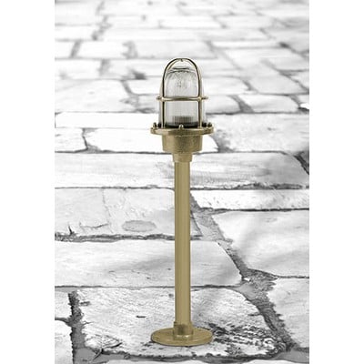 Brass Column Light No26 E27 Ip64 60W H:60cm