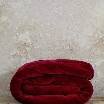 Κουβέρτα Βελουτέ Υπέρδιπλη (220x240) Coperta Ruby Red Nima Home