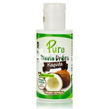 Pure Stevia Drops Καρύδα, 50ml