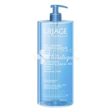 Uriage Extra-Rich Dermatological Gel - Καθαριστικό για Πρόσωπο, Σώμα & Μαλλιά, 1000ml