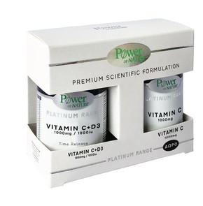 Power of Nature Platinum Range VitaminC 1000mg + D