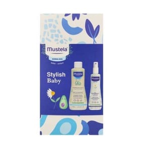 Mustela Stylish Baby Set Gentle Shampoo, 500ml & M