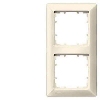 Delta Line 2-Gang Cover Frame Electrical White 151