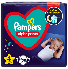 Pampers Night Pants Μέγεθος Νο4 (9kg-15kg) - (25 Π