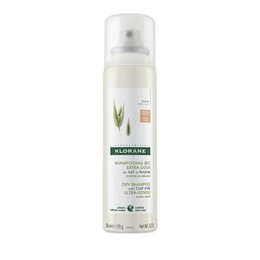 Klorane Avoine, Dry Shampoo Καθημερινής Χρήσης για Καστανά/Μαύρα Μαλλιά με Βρώμης 150ml