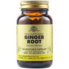 Solgar Ginger Root Συμπλήρωμα Διατροφής 520mg 100V