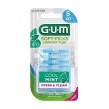 Gum Soft-Picks Comfort Flex Cool Mint (Small) - Μεσοδόντια, 40τμχ. (669)