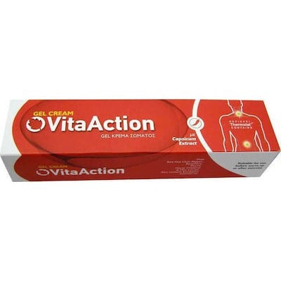VITA Action Hot Gel Cream Θερμή Κρεμογέλη Ανακούφισης & Ξεκούρασης 100ml