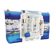 Intermed Σετ Luxurious Sun Πλήρες Travel Kit Αντηλιακής Προστασίας & Ενυδάτωσης - Mykonos, 5 τμχ.