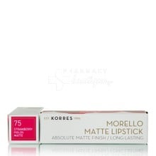 Korres Morello Matte Lipstick - 75 (Strawberry Fields), 3.5gr