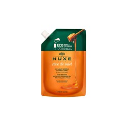Nuxe Reve De Miel Face & Body Ultra Rich Cleansing Gel Refill Gentle Face-Body Cleanser For Dry & Sensitive Skin 400ml