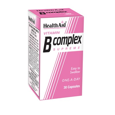 Health Aid B-Complex Supreme Συμπλήρωμα Διατροφής 