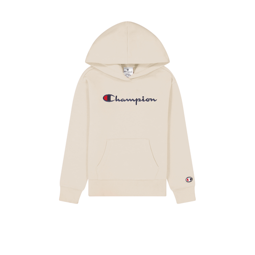 Champion Girl Hooded Sweatshirt (404758)-BEIGE
