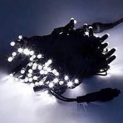 Christmas Lights 10M 100 Led Warm Cool With Rubber