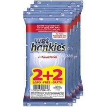 Wet Hankies Clean & Protect Antibacterial - Υγρά Μαντηλάκια Καθαρισμού (2 + 2 Δώρο), 60τμχ (4 x 15)