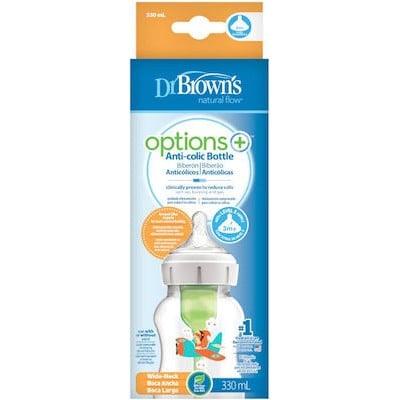 Dr. Brown' s Μπιμπερό Πλαστικό Options+ (Φ.Λ.) με 