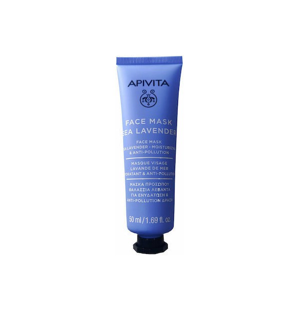 Apivita Face Mask Sea Lavender Μάσκα Ενυδάτωσης με Θαλάσσια Λεβάντα, 50ml