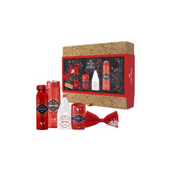 Old Spice Promo The Perfect Gentleman Kit For Men With Captain Deodorant Stick Deodorant Stick 50ml + Captain Shower Gel Shampoo 250ml + Captain After Shave Lotion 100ml + Captain Deodorant Body Spray 150ml + Old Spice Bow Tie 1 piece 