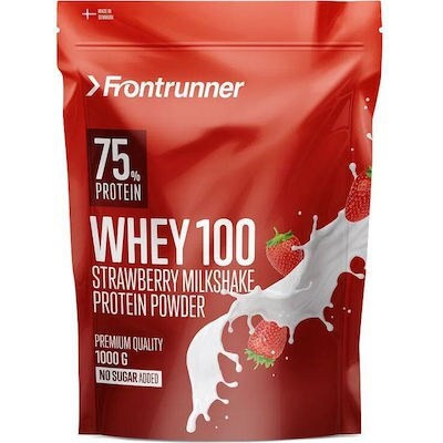 FRONTRUNNER Whey 100 Πρωτεΐνη Ορού Γάλακτος Με Γεύση Strawberry Milkshake 1kg