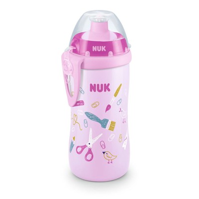 NUK First Choice Junior Cup Παγουράκι Με Καπάκι Push-Pull Από 18 Μηνών, 300ml Σε Διάφορα χρώματα