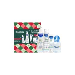 Mustela Promo Smells Like Christmas Limited Edition Gentle Cleansing Gel Τζελ Καθαρισμού Για Μαλλιά & Σώμα 500ml & Hydra Body Lotion Λοσίον Σώματος 100ml & Hydra Facial Cream Ενυδατική Κρέμα Προσώπου 40ml & Δώρο Musti Eau de Soin Άρωμα 50ml