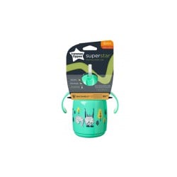 Tommee Tippee SuperStar Training Straw Cup Εκπαιδευτικό Κύπελλο Με Λαβές & Καλαμάκι Με Βαρίδι 6m+ 300ml 