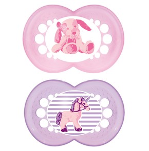 MAM Original Soother 16M Silicone for Girls 2 Soot