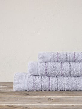 Towel set -  Elite Lilac Gray