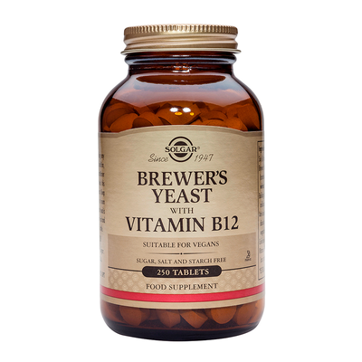 Solgar Brewer's Yeast 500mg With Vitamin B12 250 Τ