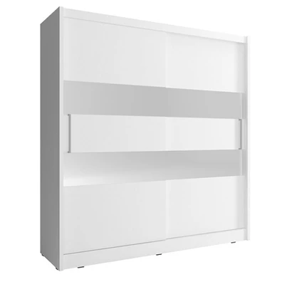 Wardrobe with 2 Sliding Doors 180x200x62 24113-MJ2