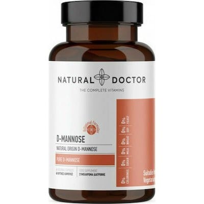 NATURAL DOCTOR D-Mannose, Natural D-Mannose Extract For Urinary System Health 60 Herbal Capsules