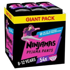 Pampers Ninjamas Giant Pack Girl Pyjama Pants 8-12