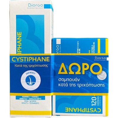Biorga Cystiphane Cystine B6 120 ταμπλέτες & Cysti