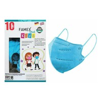 Famex Kids Mask FFP2 NR Sky Blue 10τμχ - Παιδική Μ