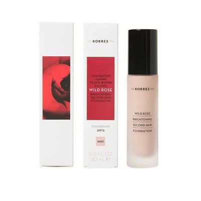 Korres Wild Rose Foundation SPF15 WRF1 Άγριο Τριαν