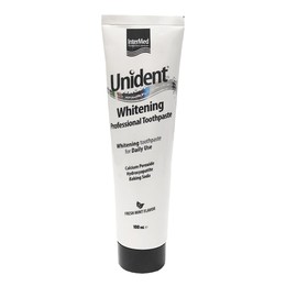 Unident Whitening Professional Toothpaste 100 ml, Λευκαντική Οδοντόκρεμα Ειδικά Σχεδιασμένη για Καθημερινή Χρήση (ΕΑΝ 5205152013174)