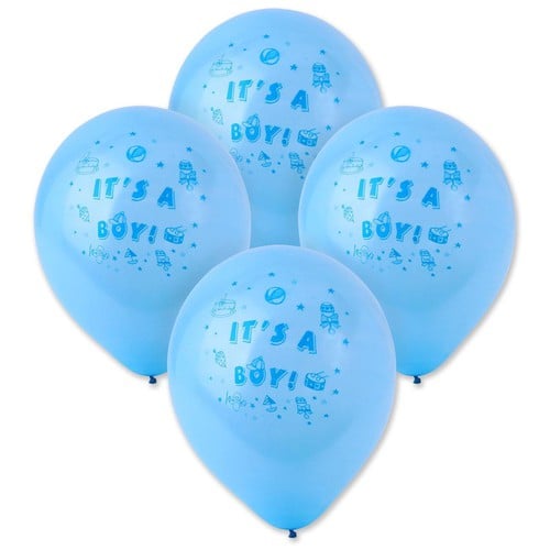 Plavi Baloni "Djecak Je" 10Kom