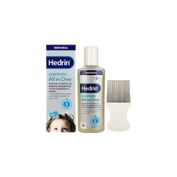 Hedrin All in One Anti-Lice Comb & Shampoo Θεραπευτικό Σαμπουάν Για Τις Ψείρες 100ml